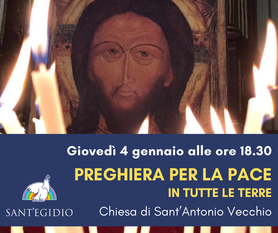 Preghiera per la pace con la comunità di SantEgidio Diocesi di Trieste